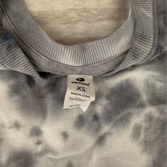 Gray tie dye workout tank - Picture 2 of 2